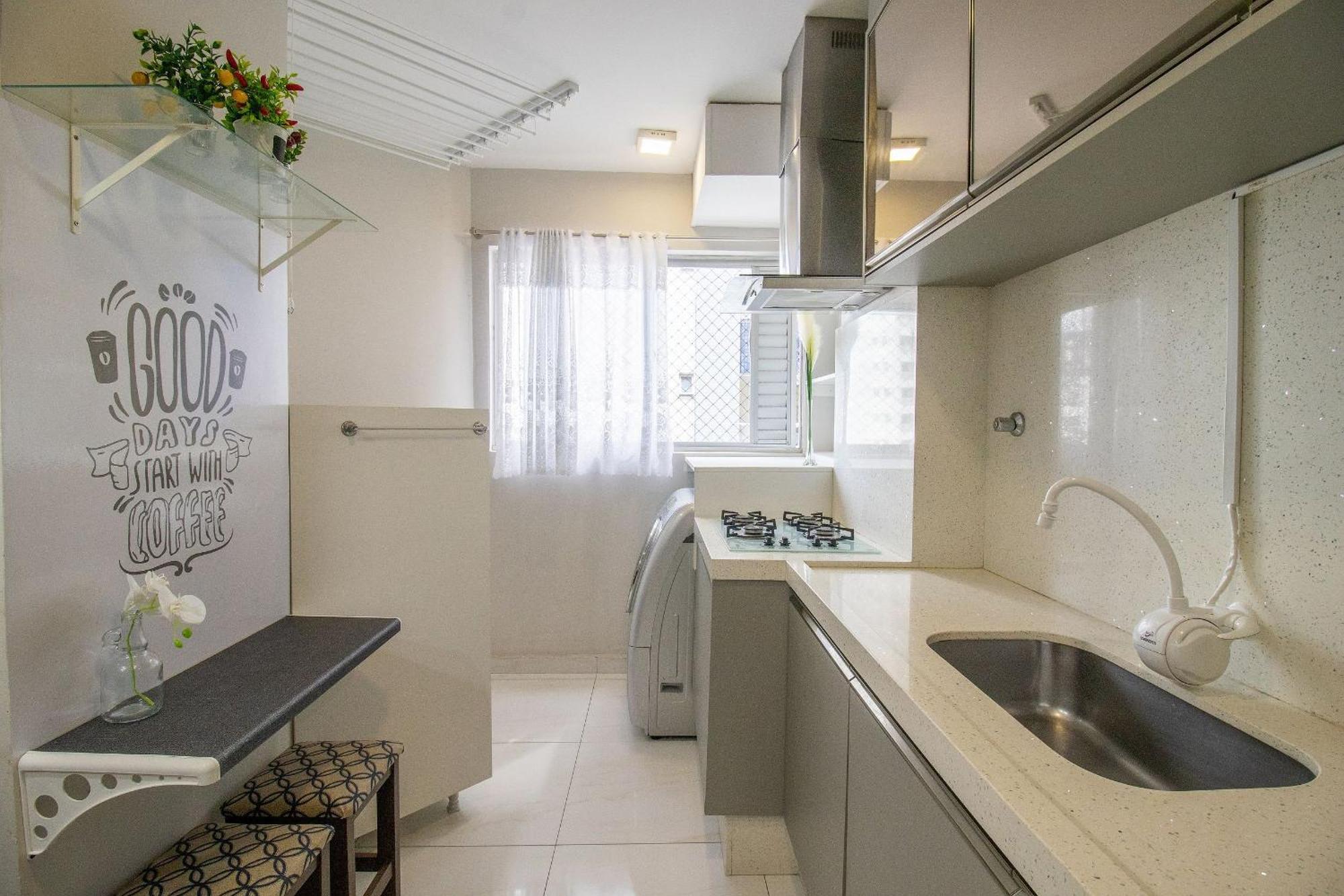 Las165 - Av. Central, Climatizado, Conforto, Wi-fi Apartamento *