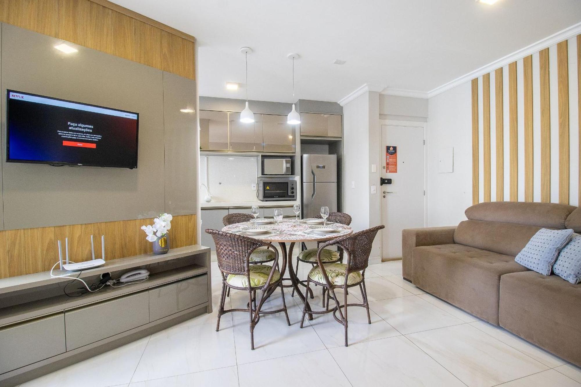Las165 - Av. Central, Climatizado, Conforto, Wi-fi Apartamento