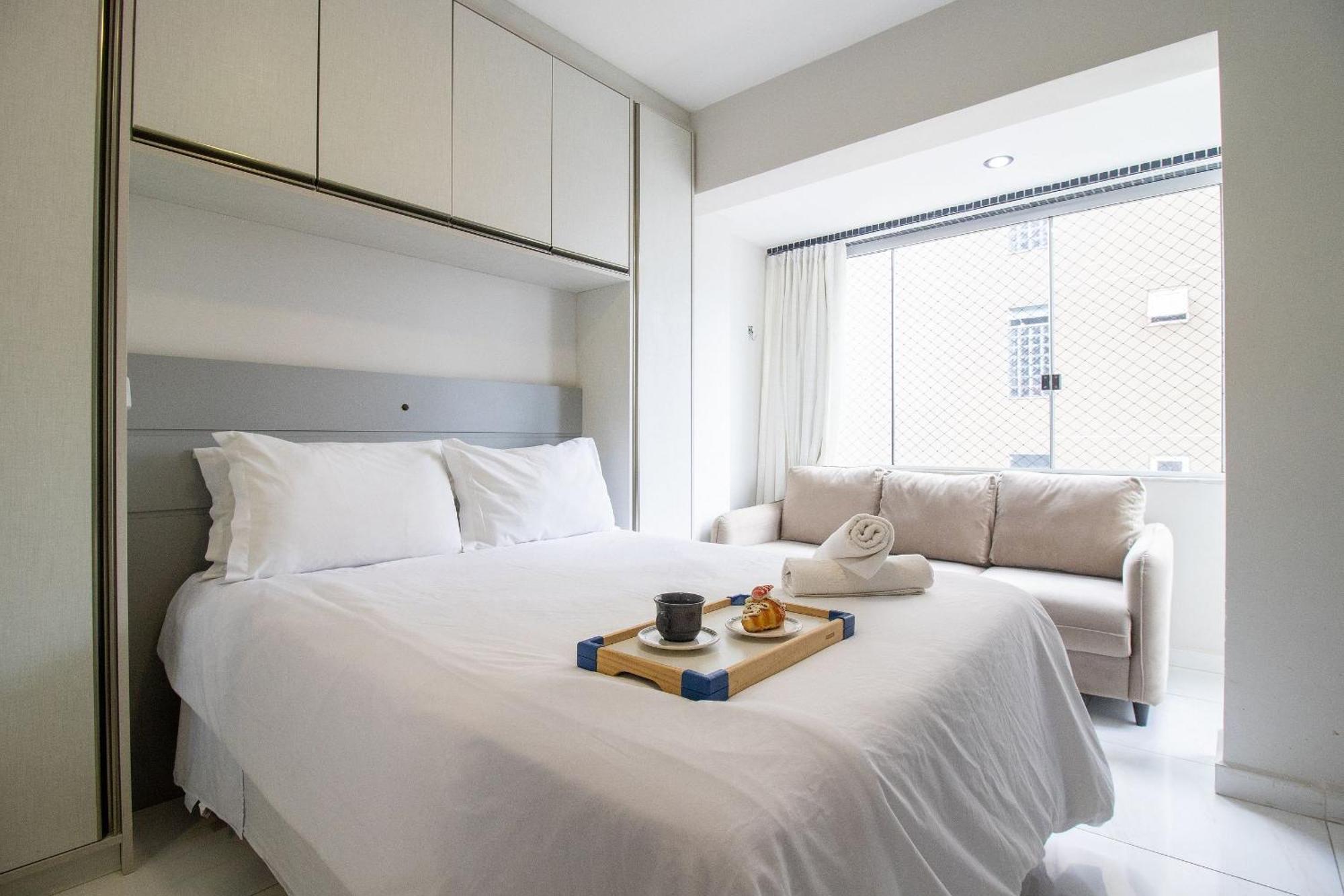 Las165 - Av. Central, Climatizado, Conforto, Wi-fi Apartamento *